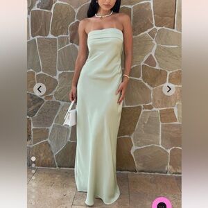 Bridesmaid Sage Maxi Dress